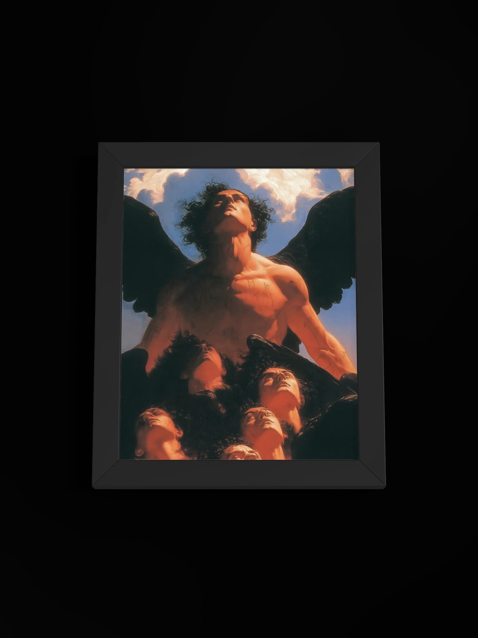 Ascension - Framed Art Print, black, view 1
