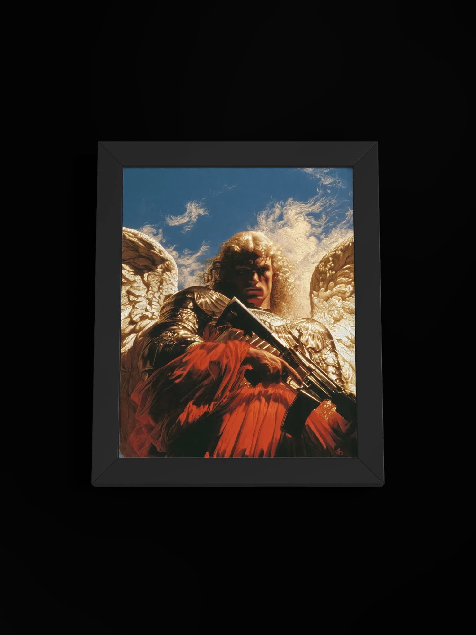 Archangel - Framed Art Print, black, view 1